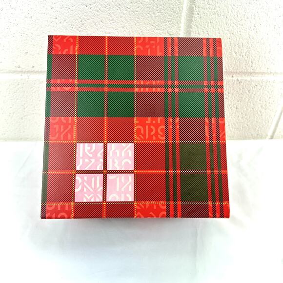 Byredo 100% Authentic Empty Gift Storage Box, 9x9x5, Plaid, Limited Holiday Edtn - Picture 1 of 6